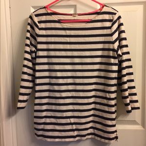 Original JCREW stripped canvas long sleeve
