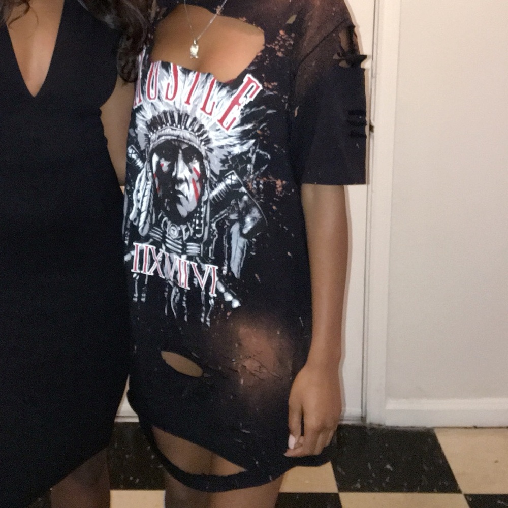 Distressed Graphic Tee