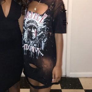 Distressed Graphic Tee