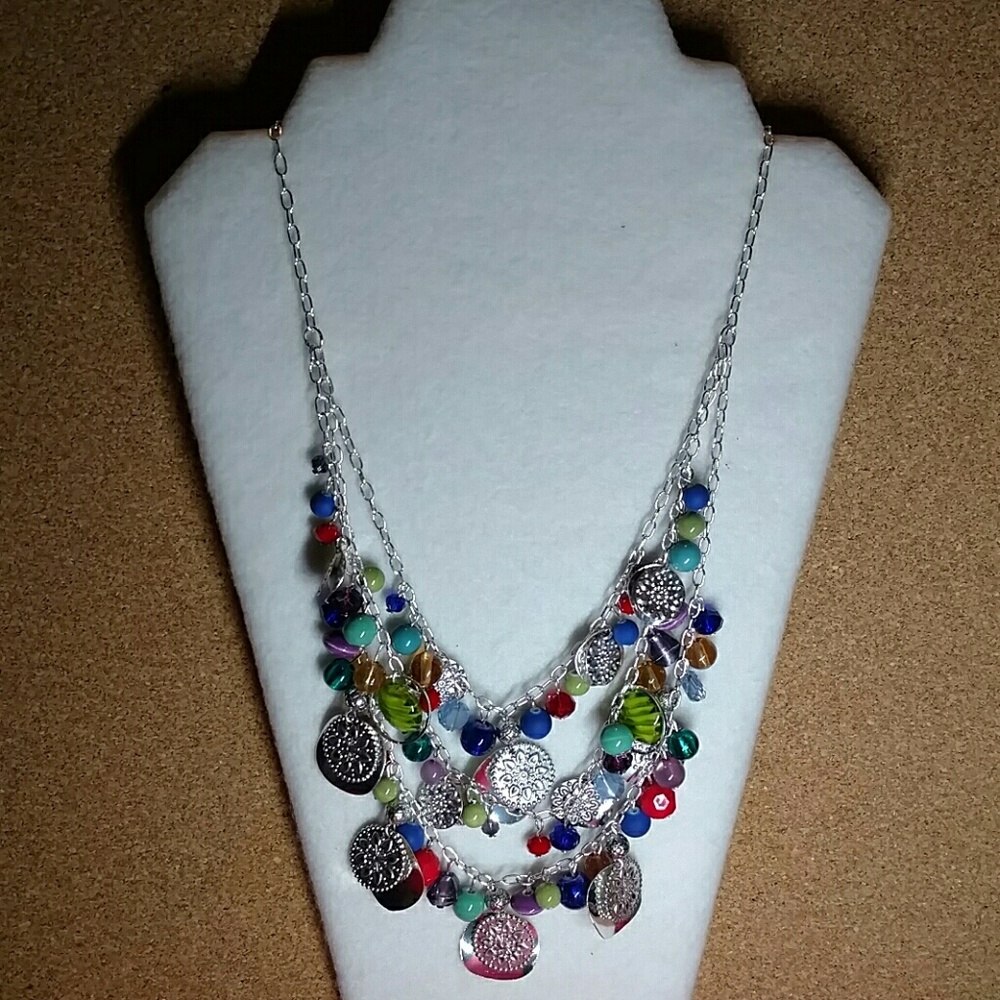 Draped necklace