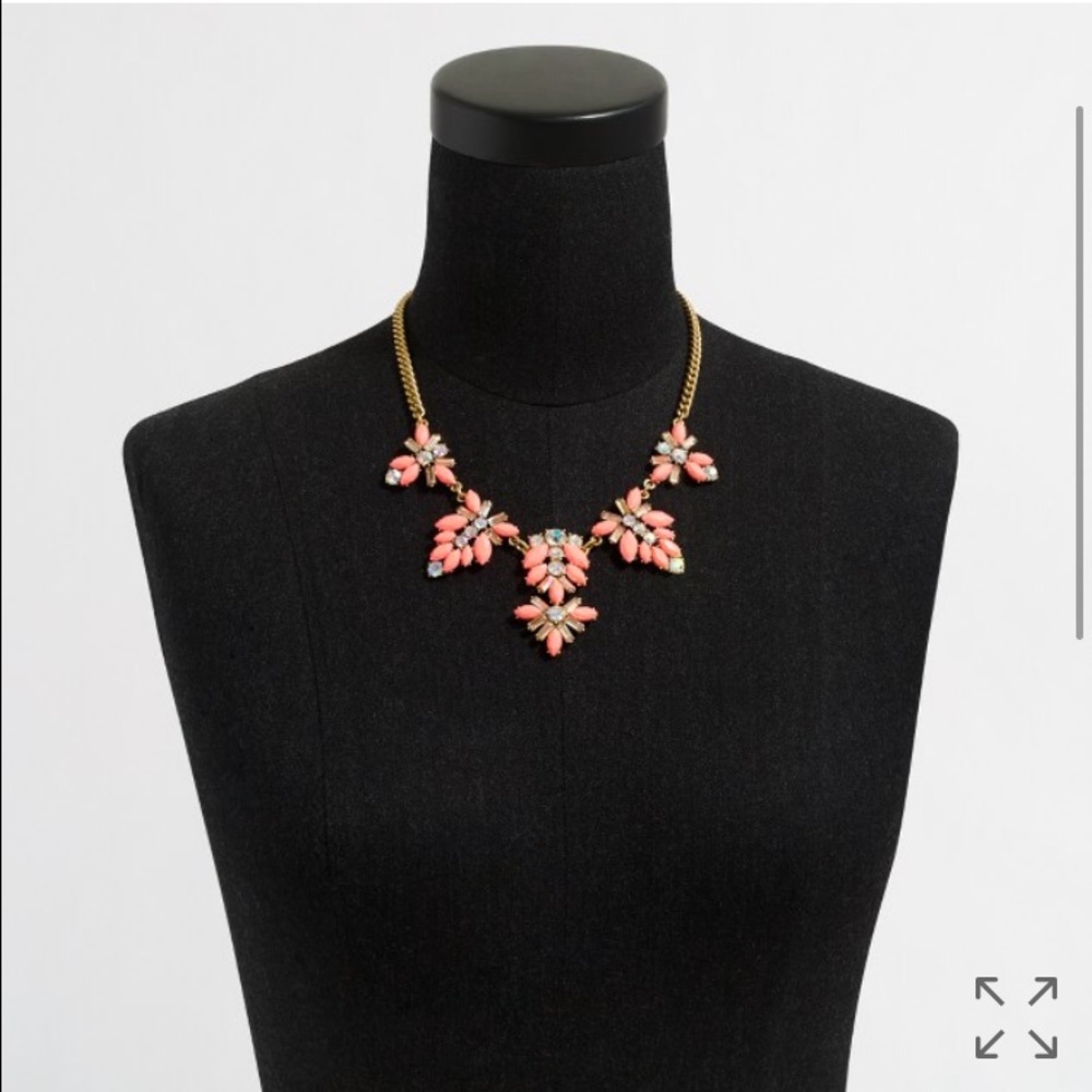 J. Crew gemstone blossoms necklace