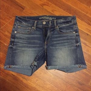 American Eagle Midi Jean Shorts