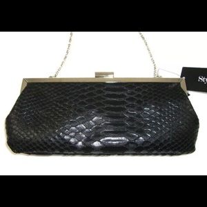 NWT style co. Darcy small frame clutch black