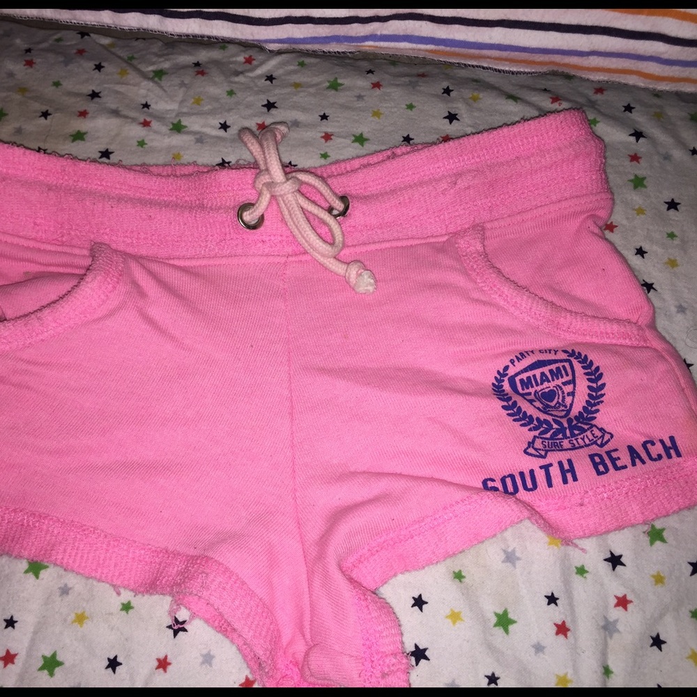 Pink shorts