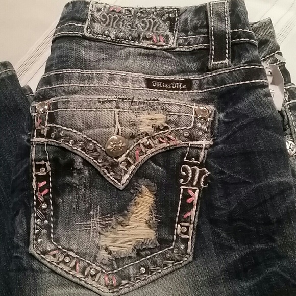 Miss Me Denim - NEW***MISS ME*** BLINGY MID-RISE BOOT 29