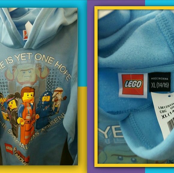 🎁🎄Christmas Present🎄🎁 LEGO, HOODY SHIRT, BOYS~ XL 14-16~NEW - Picture 4 of 4