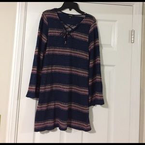 Sweater Dress with long camisole