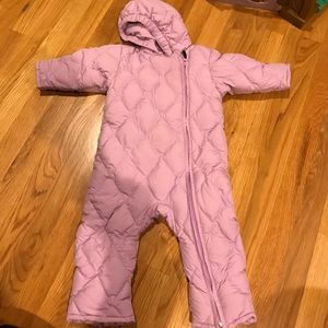 One piece snow suit