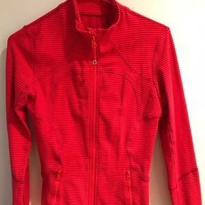 Lululemon Red and Cranberry Forme Jacket
