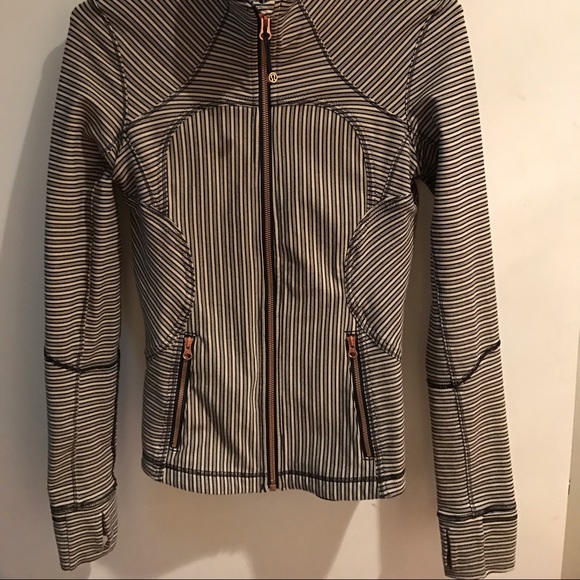 Lululemon denim, cream, rose gold Forme Jacket - Picture 2 of 3