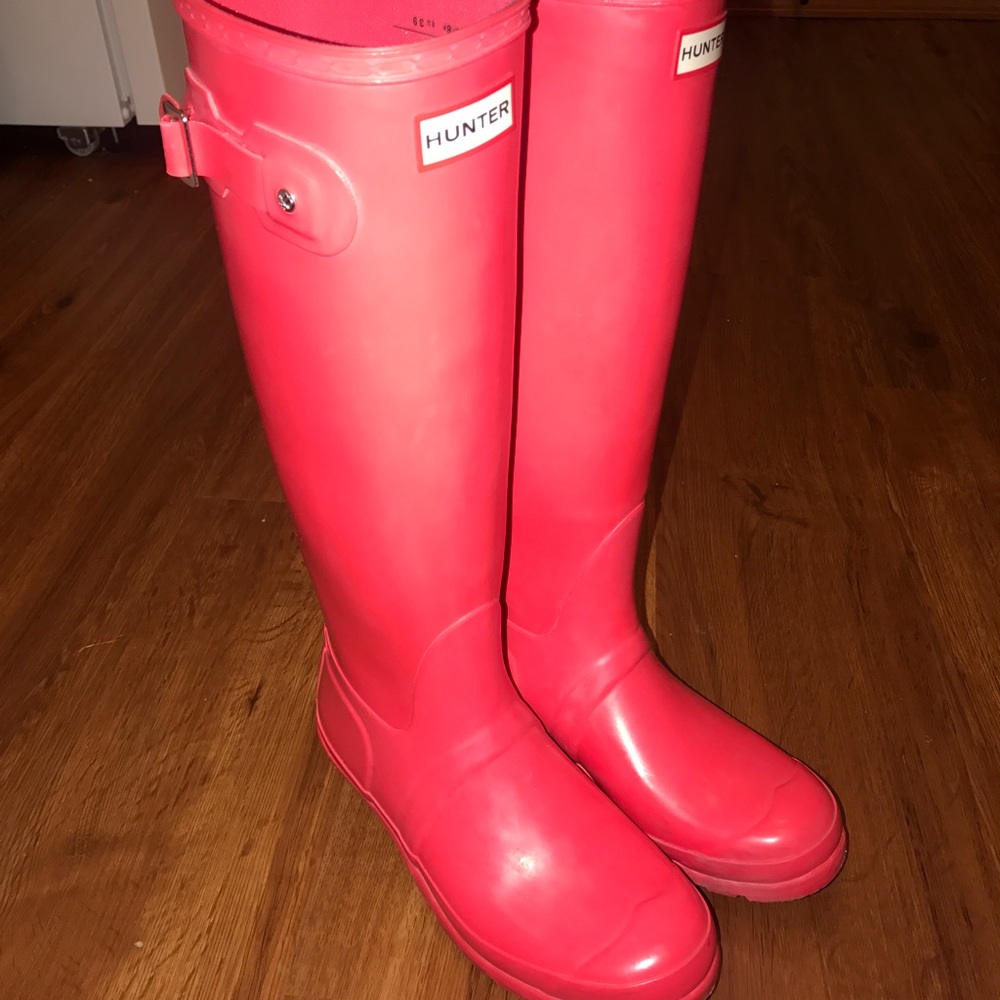 Hunter Boots - Coral Pink