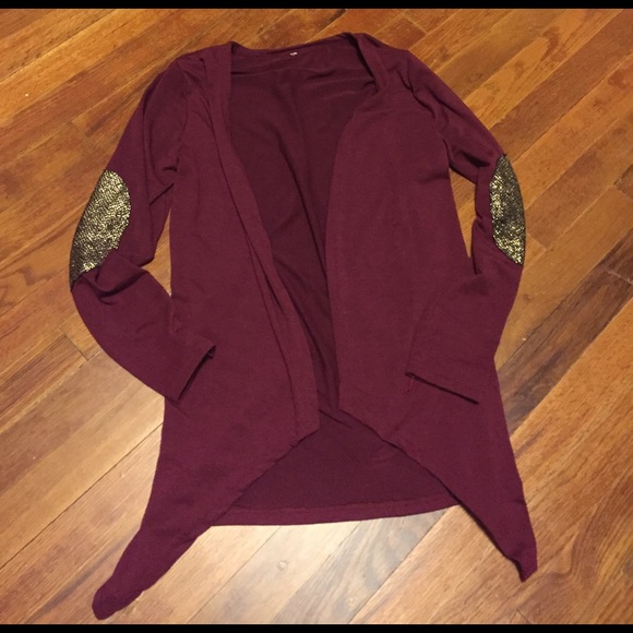 SOLD Maroon Cardigan - Picture 1 of 1