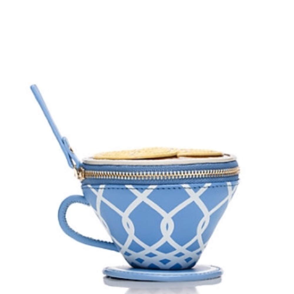 Down the Rabbit Hole Teacup Coin Purse