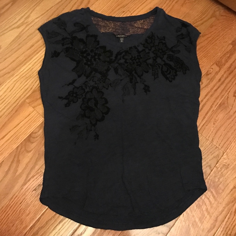 Navy Express Top