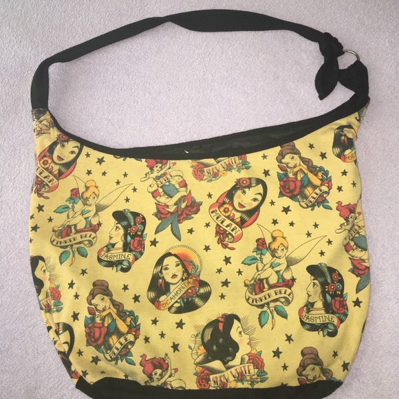 loungefly Handbags - Disney princess tattoo tote
