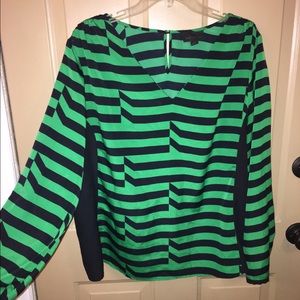 Beautiful black and green blouse