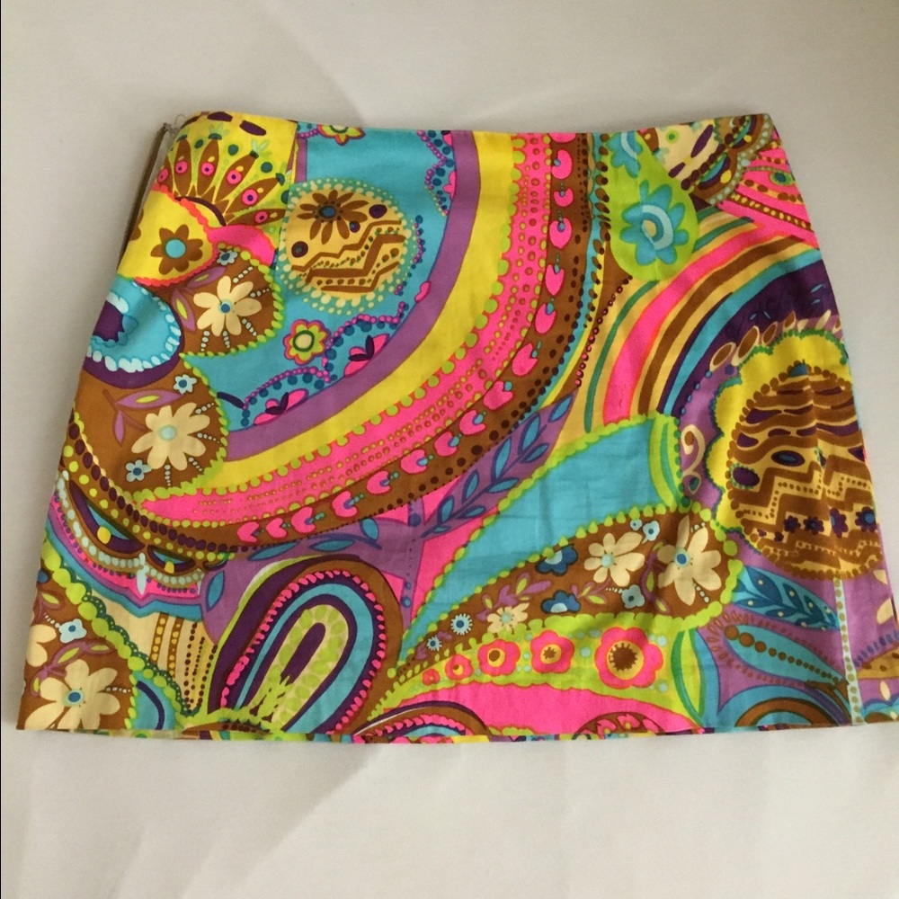 Milly printed mini skirt