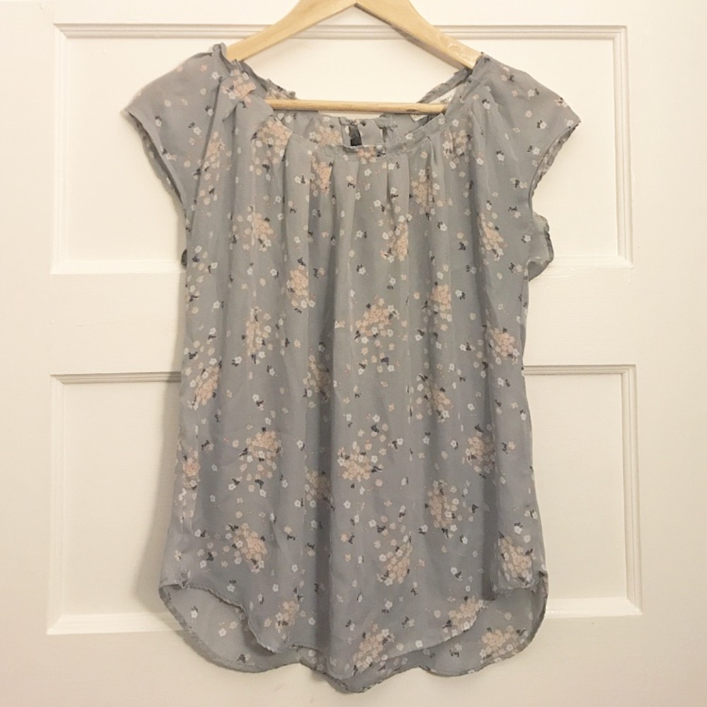 Lauren Conrad Floral Blouse
