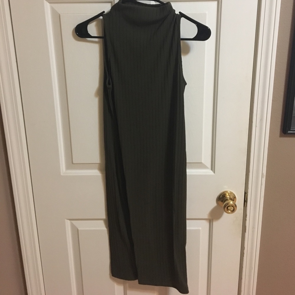 ARMY GREEN TIGHT DRESS