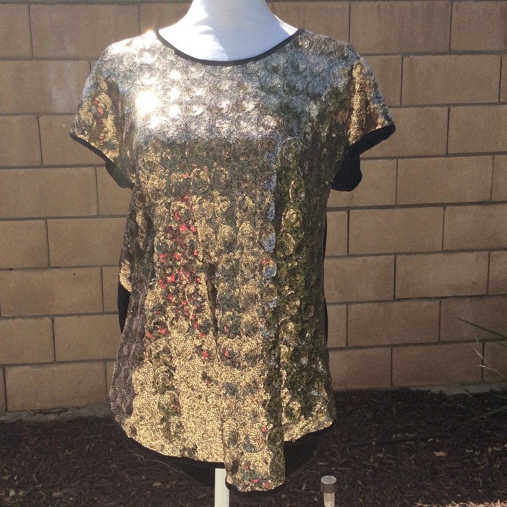🌻Gold Sequin Top🌻
