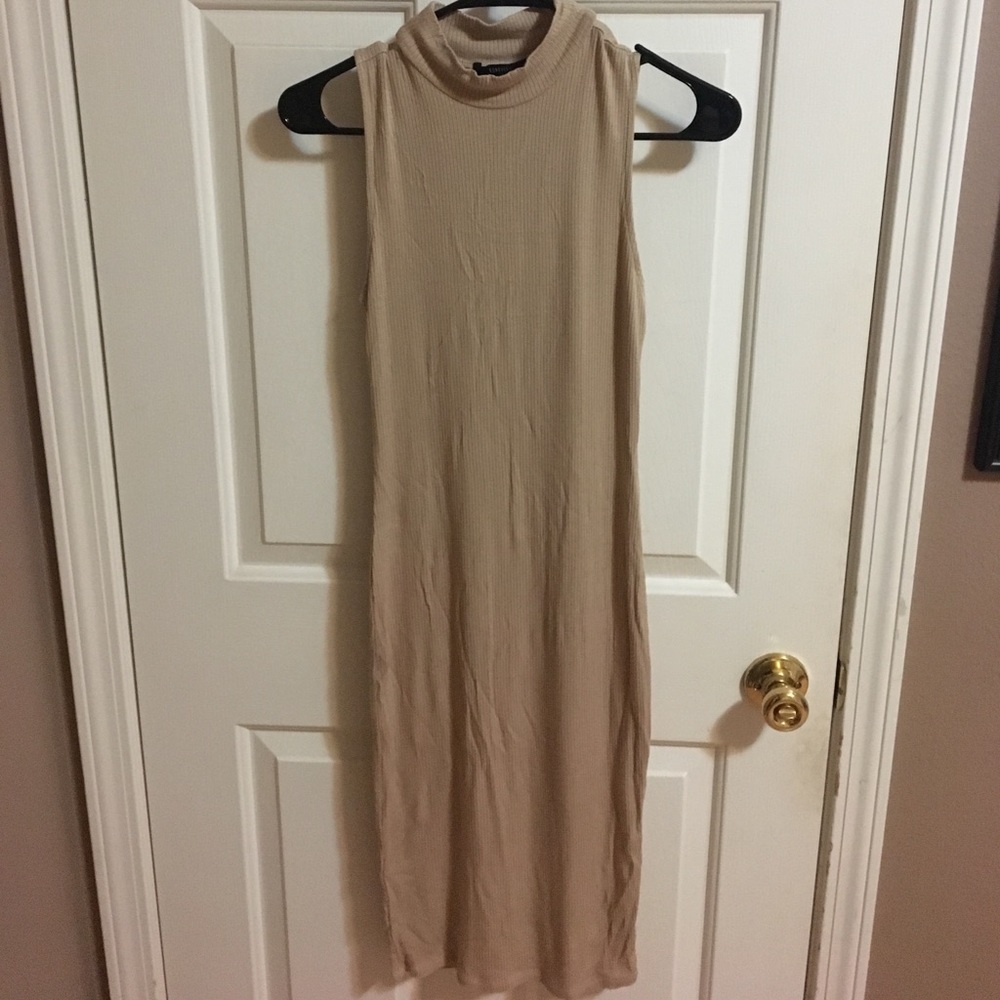 TAN TIGHT DRESS