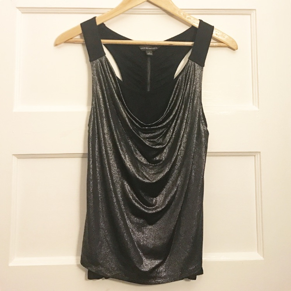 Rock & Republic cowl neck top