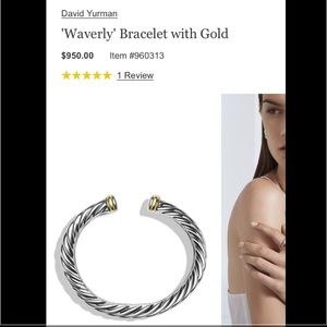 David Yurman hinged cuff