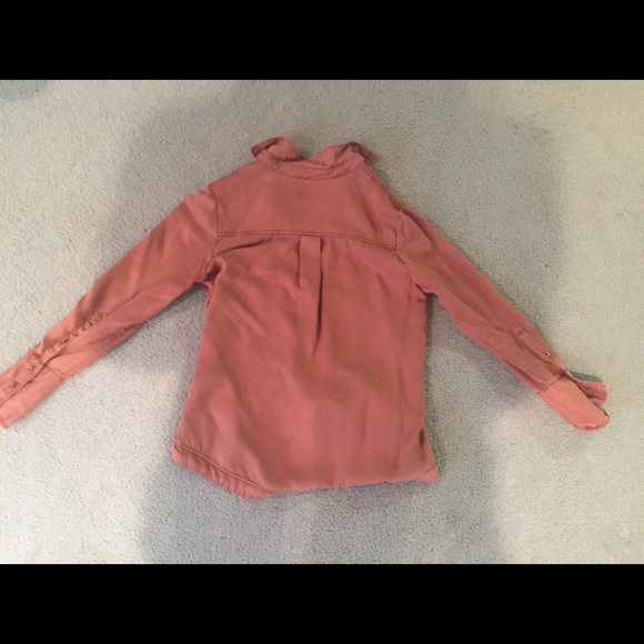 Free People Shirt with Lace Front - Picture 2 of 3