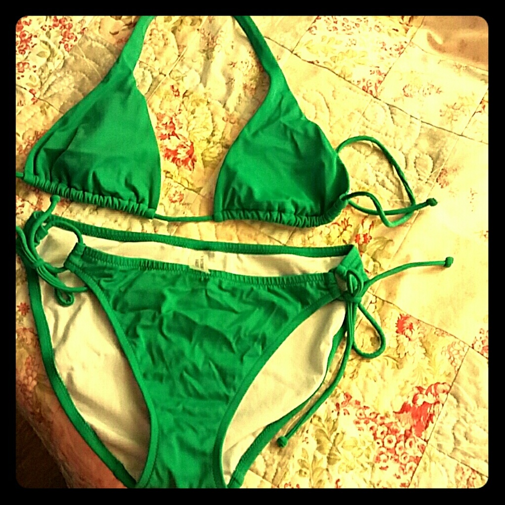 St. Patty's day bikini! Luck of the Irish