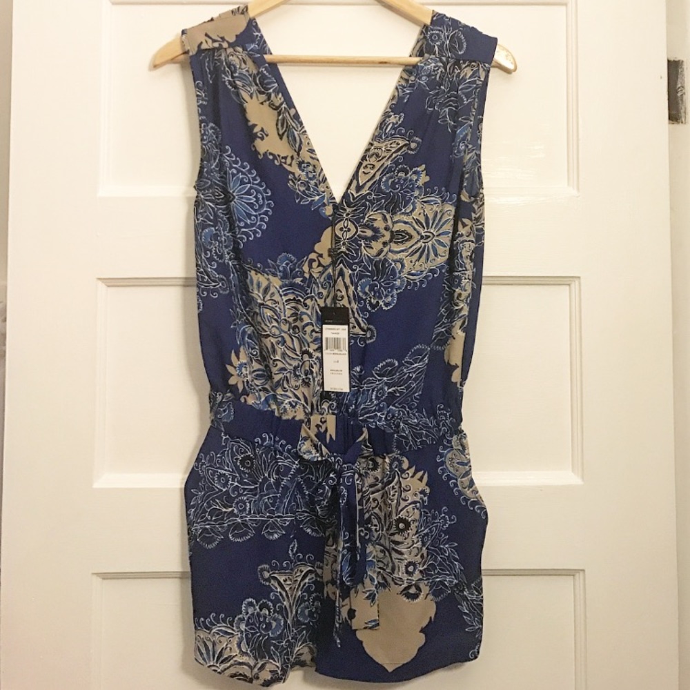 BCBG floral romper