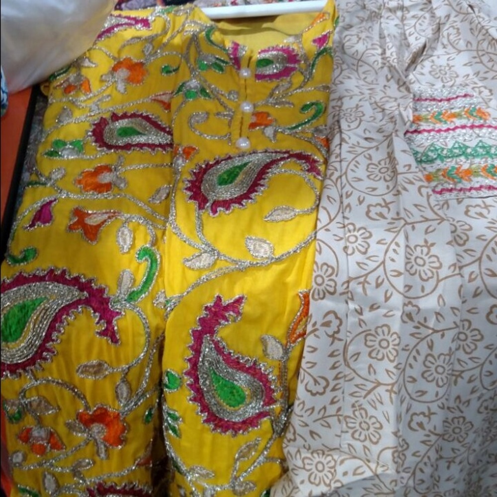 Yellow long shirt (indian style)