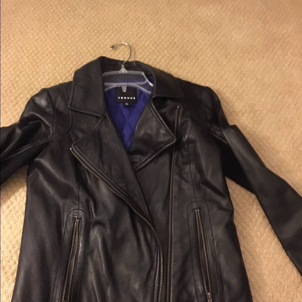 Trouve leather jacket xs