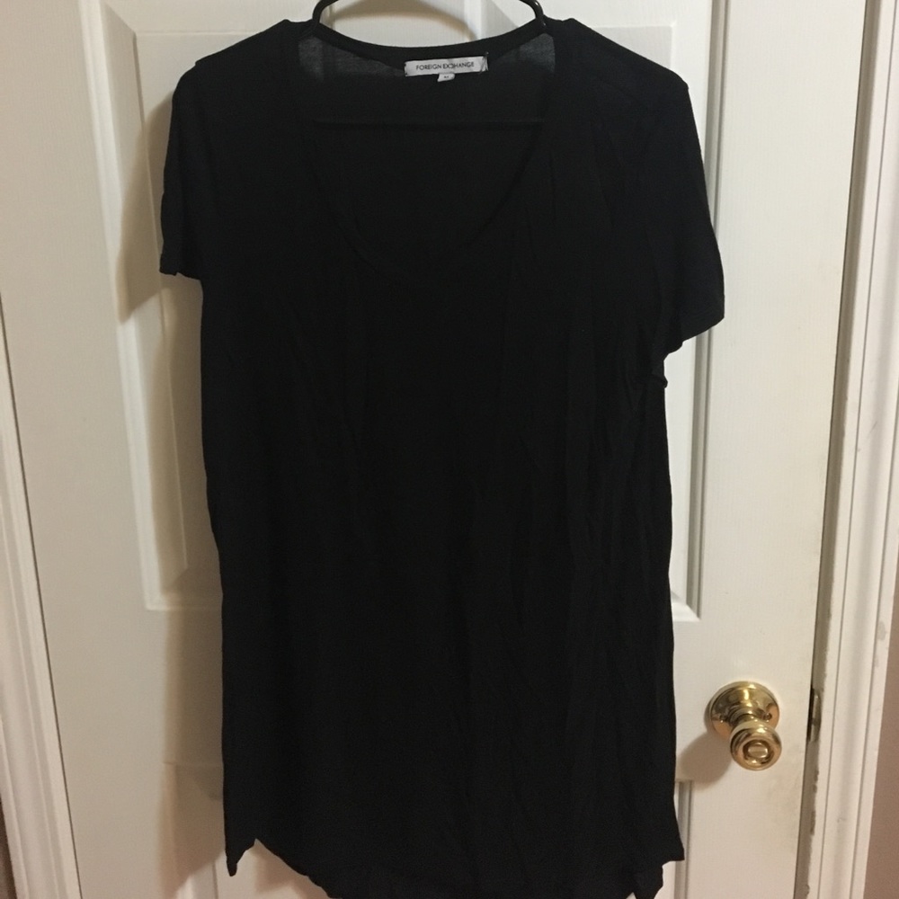 BLACK TSHIRT DRESS
