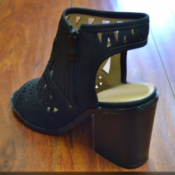 🌸Peep Toe Ankle Booties - Picture 5 of 7