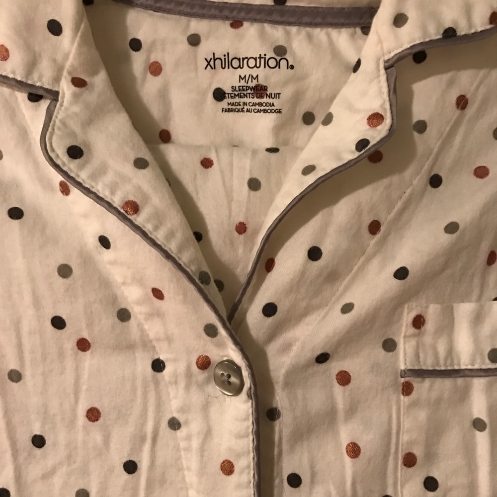 Matching polka dot pajama set - Picture 2 of 3