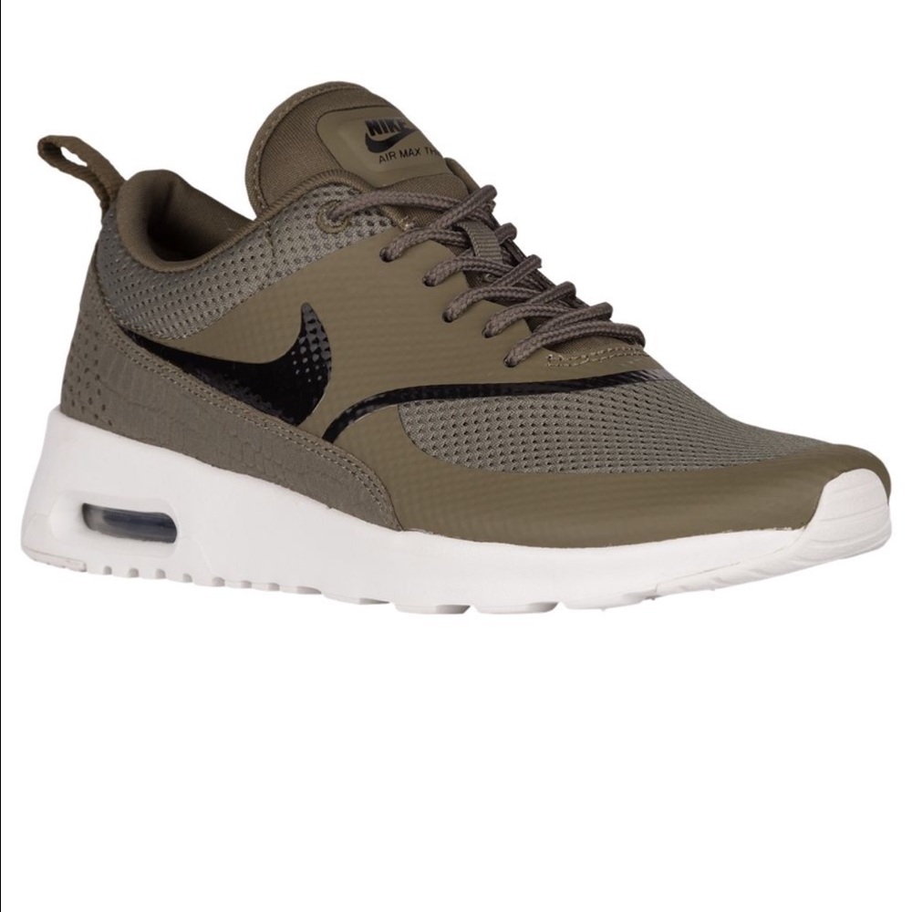 Olive green Nike air max thea