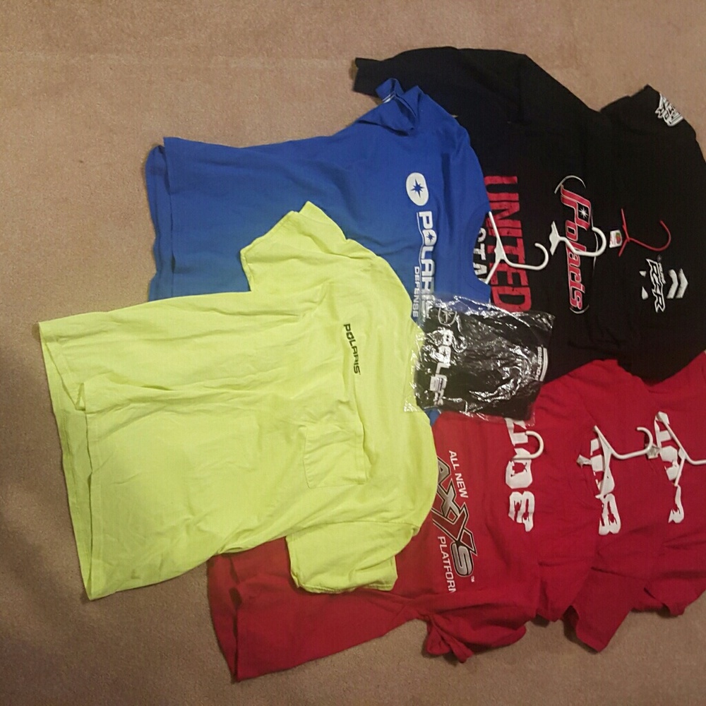 *SOLD* 14 Polaris Shirts Bundle