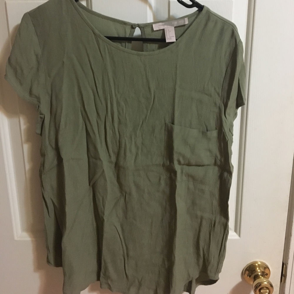 GREEN BLOUSE