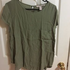 GREEN BLOUSE