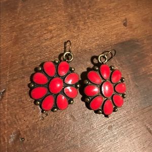 Red earrings!