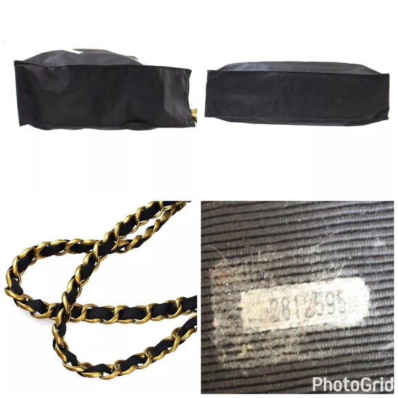 Chanel CC Logo double chain shoulder bag - Picture 4 of 7