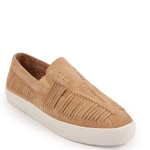 Joie Huxley Huarache suede slip on sneakers BUNDLE