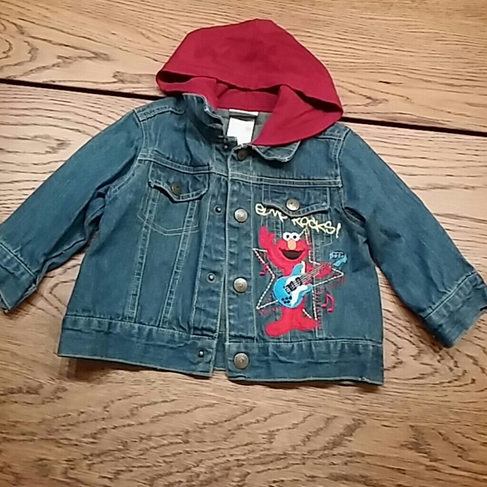 Sesame Street Jeans Jacket Size 12 months