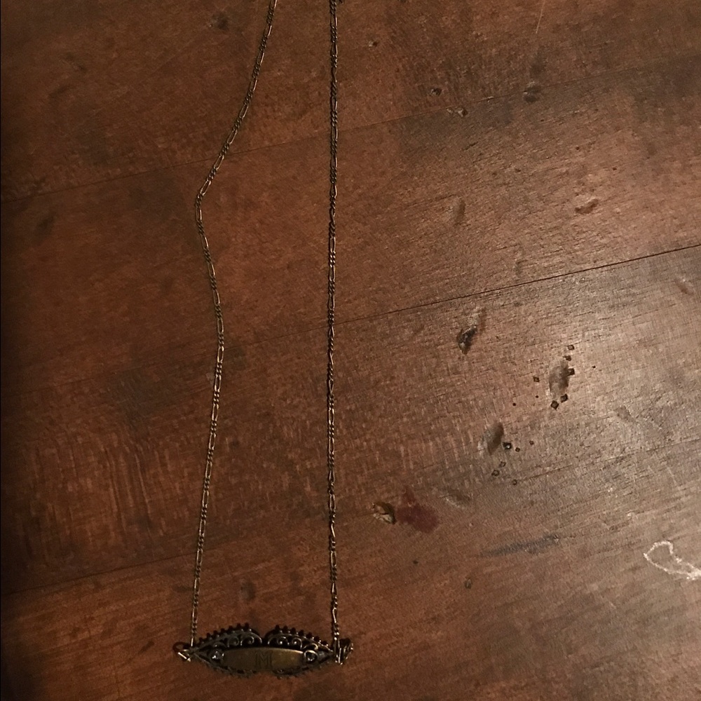 "M" necklace - Picture 2 of 2