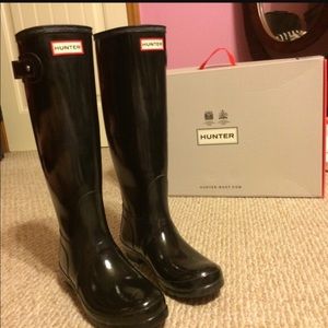 Black hunter Gloss Boots