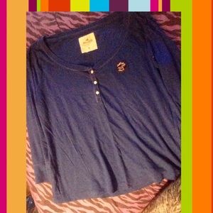 Blue Hollister Shirt