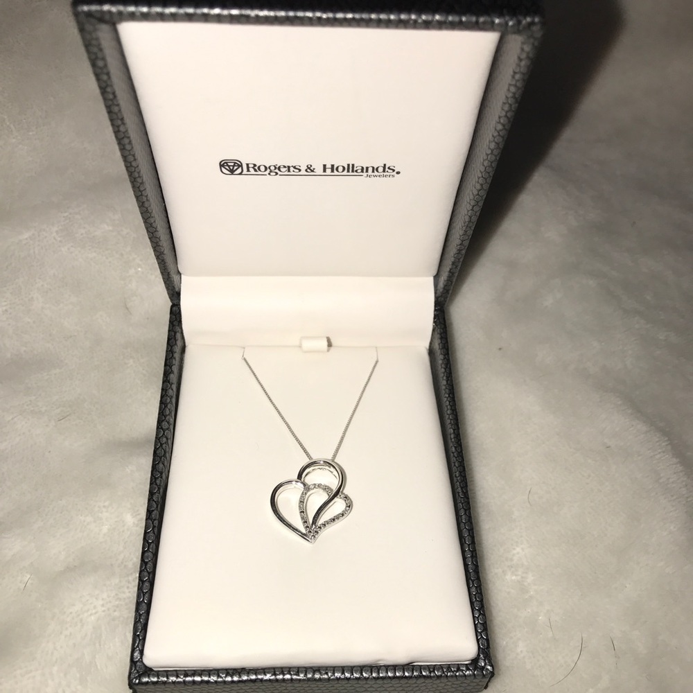 Rogers and Holland's double heart necklace/pendant