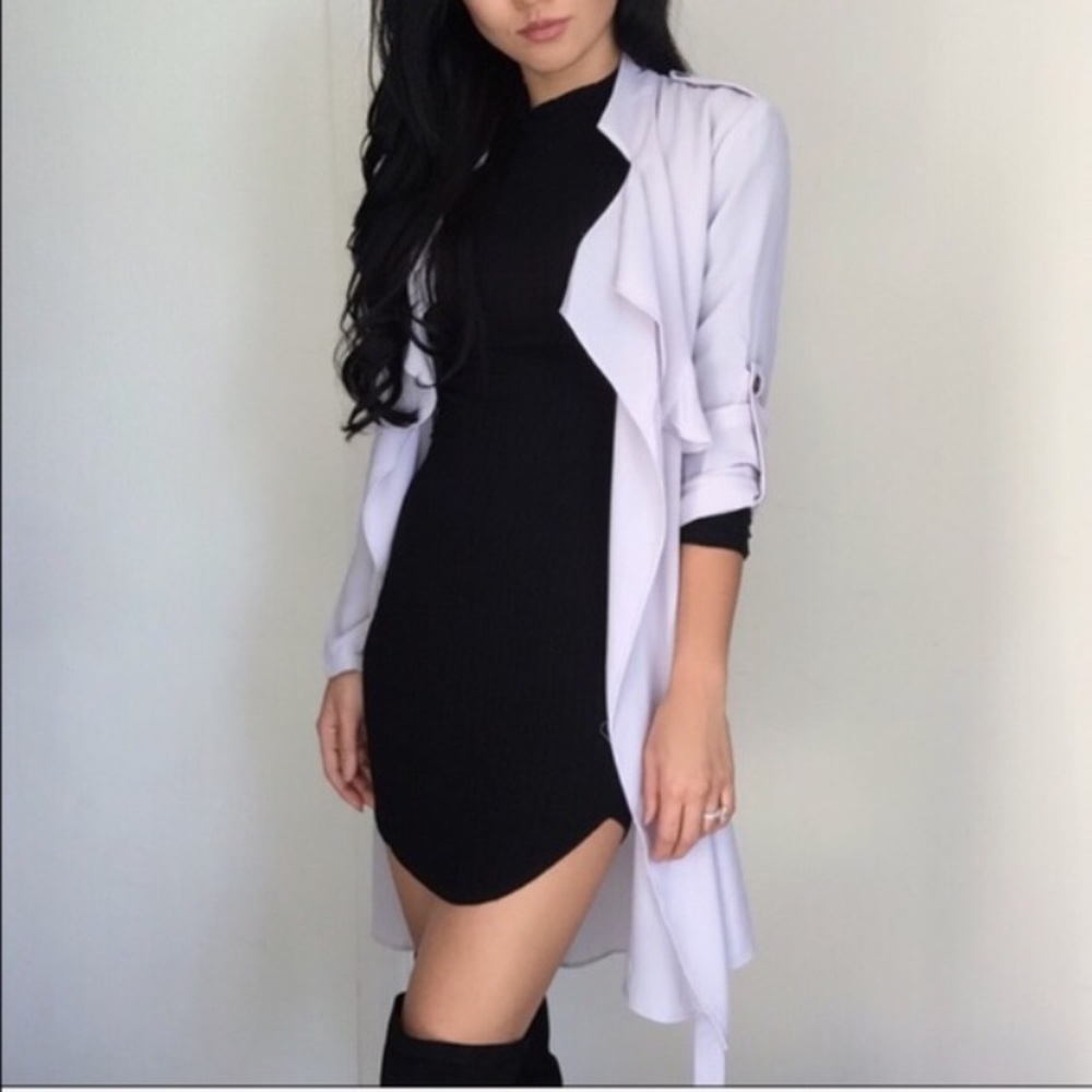 Grey Light Trench Coat