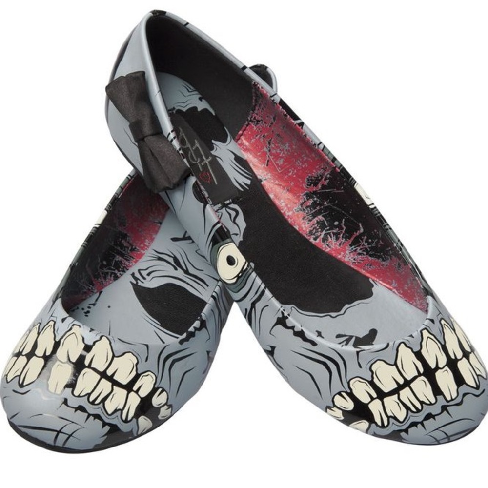 Iron Fist Zombie Stomper Glow In The Dark Flats