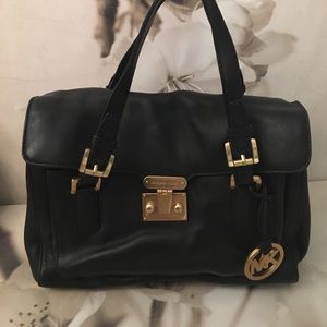 Michael Kors Black Leather Bag